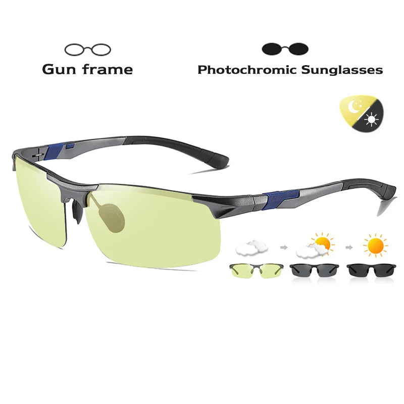 Men’s Photochromic Polarized Driving Sunglasses