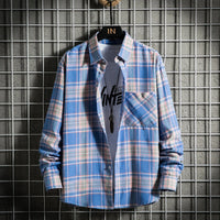 Men’s Cotton Long Sleeve Button Shirt