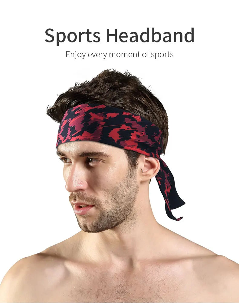 Sport Sweat Headband Absorbent Cycling Yoga Sport Hair Band For Men Sports Safety Sweatband Equipment
