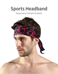 Sport Sweat Headband Absorbent Cycling Yoga Sport Hair Band For Men Sports Safety Sweatband Equipment