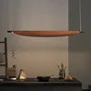 Medieval Waka Retro Wood Grain Designer Pendant Lamp