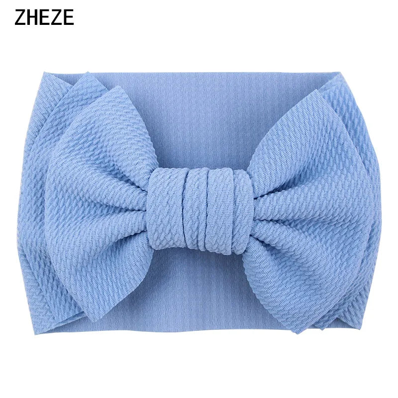 Cute 7" Double Layer Hair Bow Headband for Baby Girls