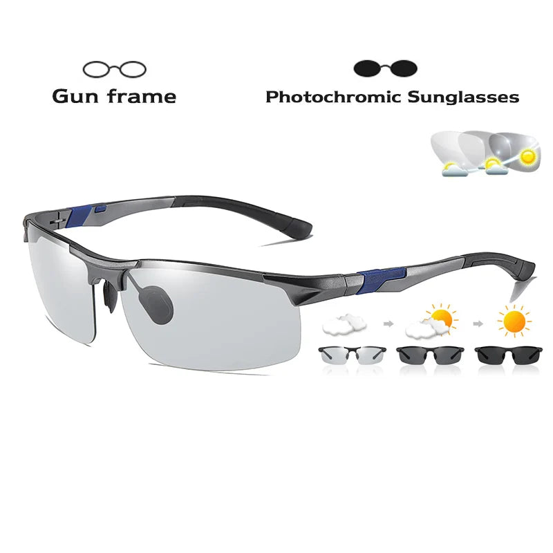 Men’s Photochromic Polarized Driving Sunglasses
