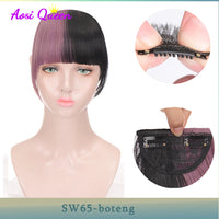 Clip-In Synthetic Bangs Extensions Natural Fringe Hair