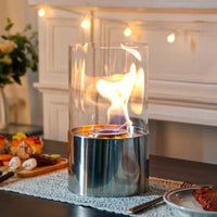 Stainless Steel Indoor Tabletop Ethanol Fireplace