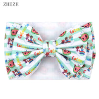 Cute 7" Double Layer Hair Bow Headband for Baby Girls