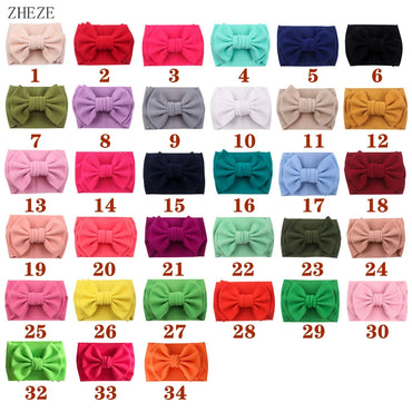 Cute 7" Double Layer Hair Bow Headband for Baby Girls