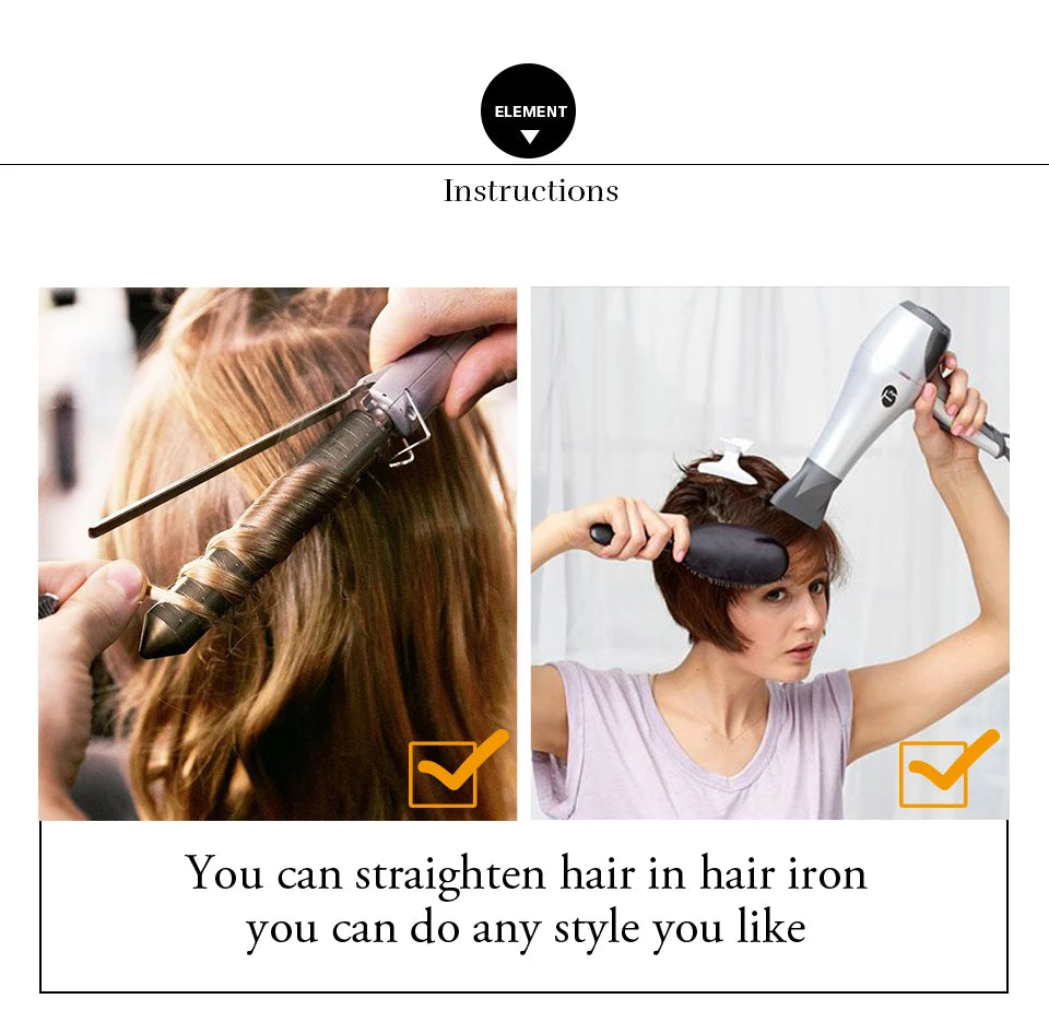 ALAN EATON Ombre Brown Short Layered Wig with Bangs