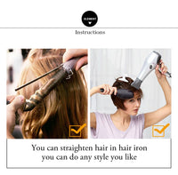 ALAN EATON Ombre Brown Short Layered Wig with Bangs