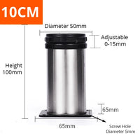 Adjustable Stainless Steel Furniture Legs with Screws