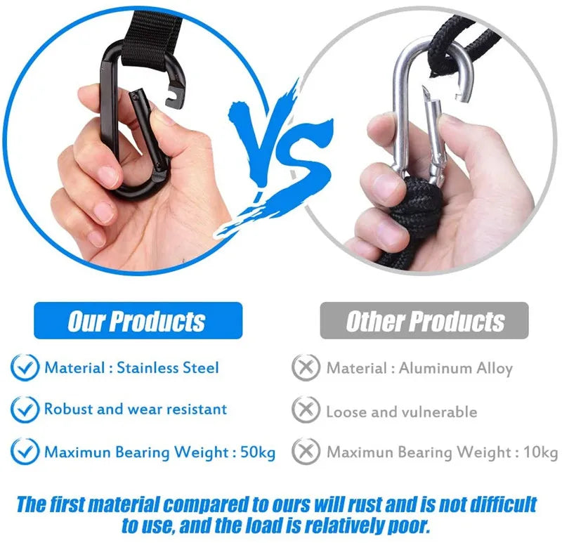 Oversized Double Camping Hammock,Portable Tree Straps Hammock ,210T Nylon Travel Hammock, Lightweight Parachute Hammocks