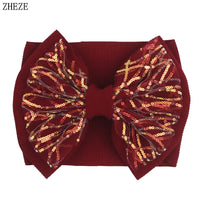 Cute 7" Double Layer Hair Bow Headband for Baby Girls