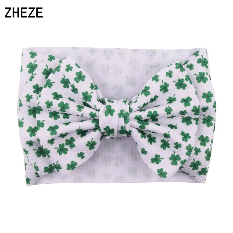 Cute 7" Double Layer Hair Bow Headband for Baby Girls