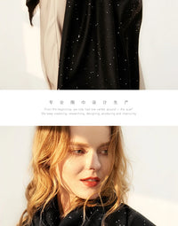 Women’s Designer Wool Scarf – Embroidered Pashmina Shawl