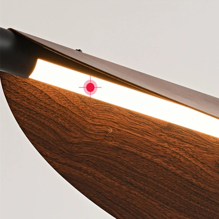 Medieval Waka Retro Wood Grain Designer Pendant Lamp