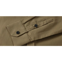 Men’s Casual Cotton Shirt Army Green