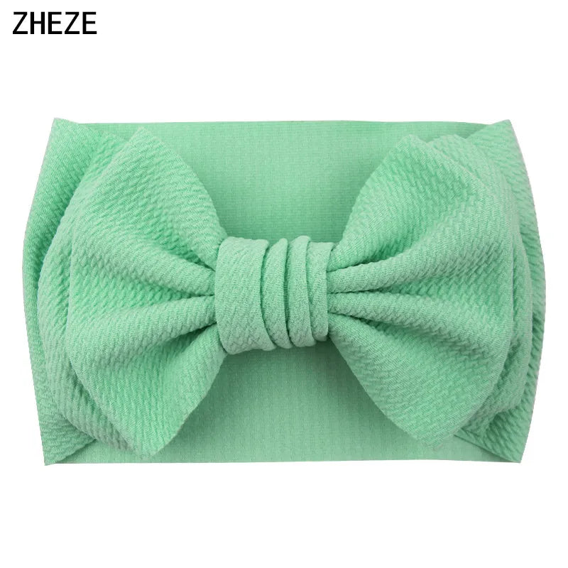 Cute 7" Double Layer Hair Bow Headband for Baby Girls