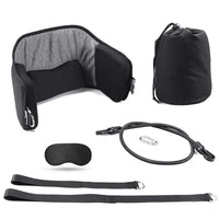 Hammock Neck Traction Massager with Stand – Pain Relief & Relaxation + Eye Mask