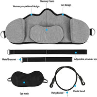 Hammock Neck Traction Massager with Stand – Pain Relief & Relaxation + Eye Mask