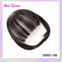 Clip-In Synthetic Bangs Extensions Natural Fringe Hair