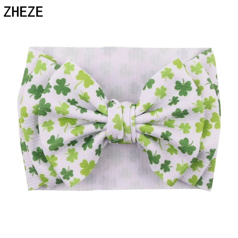 Cute 7" Double Layer Hair Bow Headband for Baby Girls