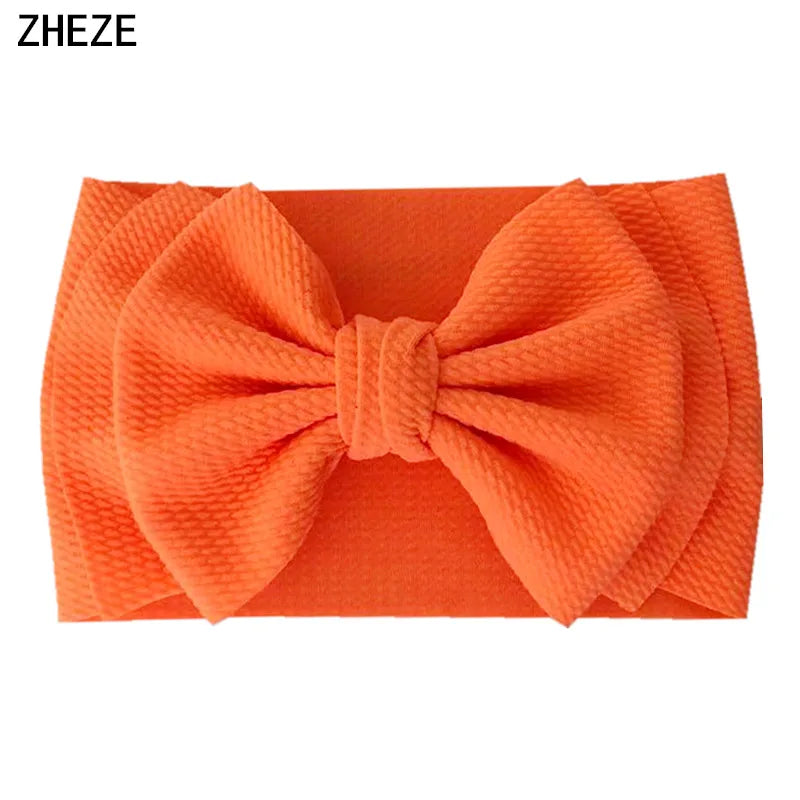 Cute 7" Double Layer Hair Bow Headband for Baby Girls