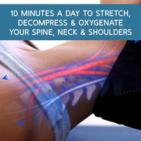 Hammock Neck Traction Massager with Stand – Pain Relief & Relaxation + Eye Mask