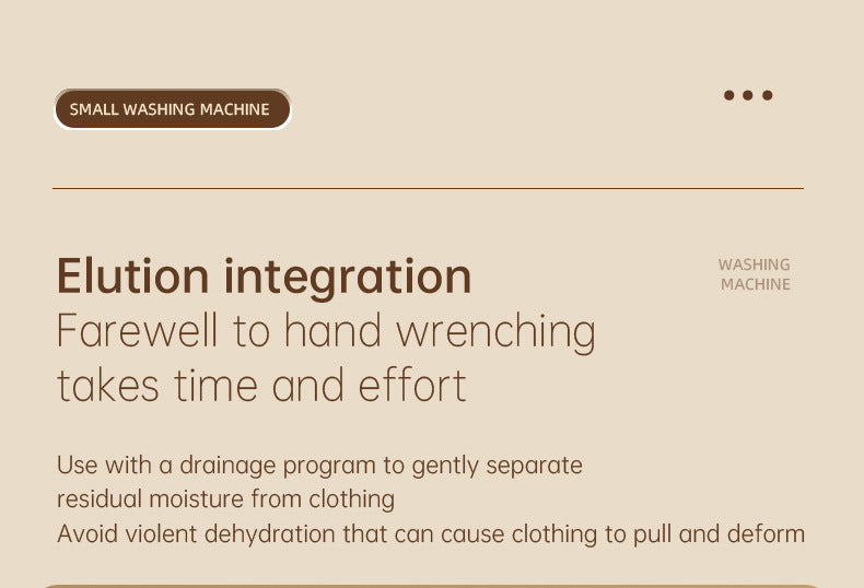 Folding Portable Washing Machine with Spin Dryer