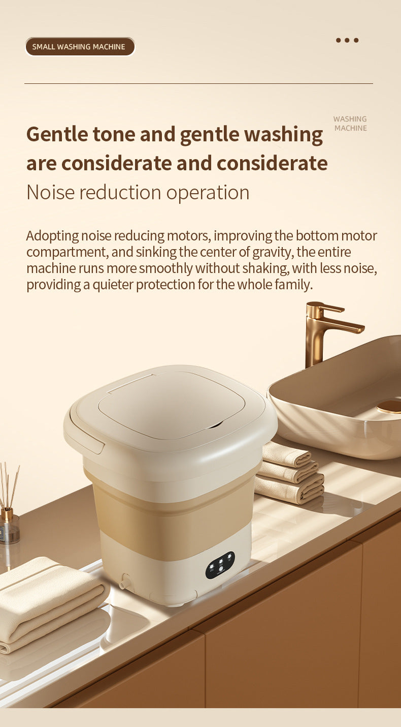 Folding Portable Washing Machine with Spin Dryer