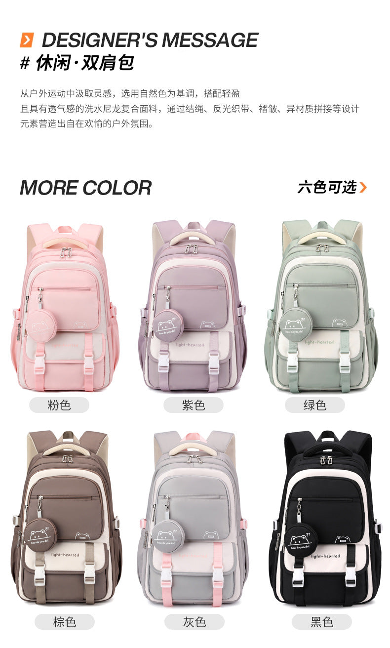 Girls School Backpack – Waterproof Laptop & Travel Bag