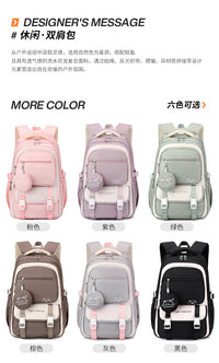 Girls School Backpack – Waterproof Laptop & Travel Bag