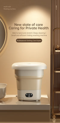 Folding Portable Washing Machine with Spin Dryer