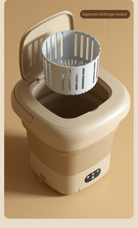 Folding Portable Washing Machine with Spin Dryer