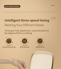 Folding Portable Washing Machine with Spin Dryer