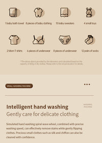 Folding Portable Washing Machine with Spin Dryer