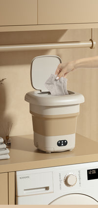 Folding Portable Washing Machine with Spin Dryer