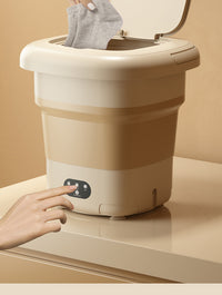 Folding Portable Washing Machine with Spin Dryer