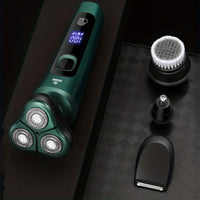 LED Digital Electric Shaver with Trimmer & Nose Hair