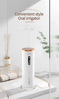 Portable Oral Irrigator – USB Rechargeable Water Flosser