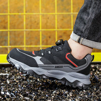 Men’s Steel Toe Safety Sneakers Anti-Smash Work Shoes