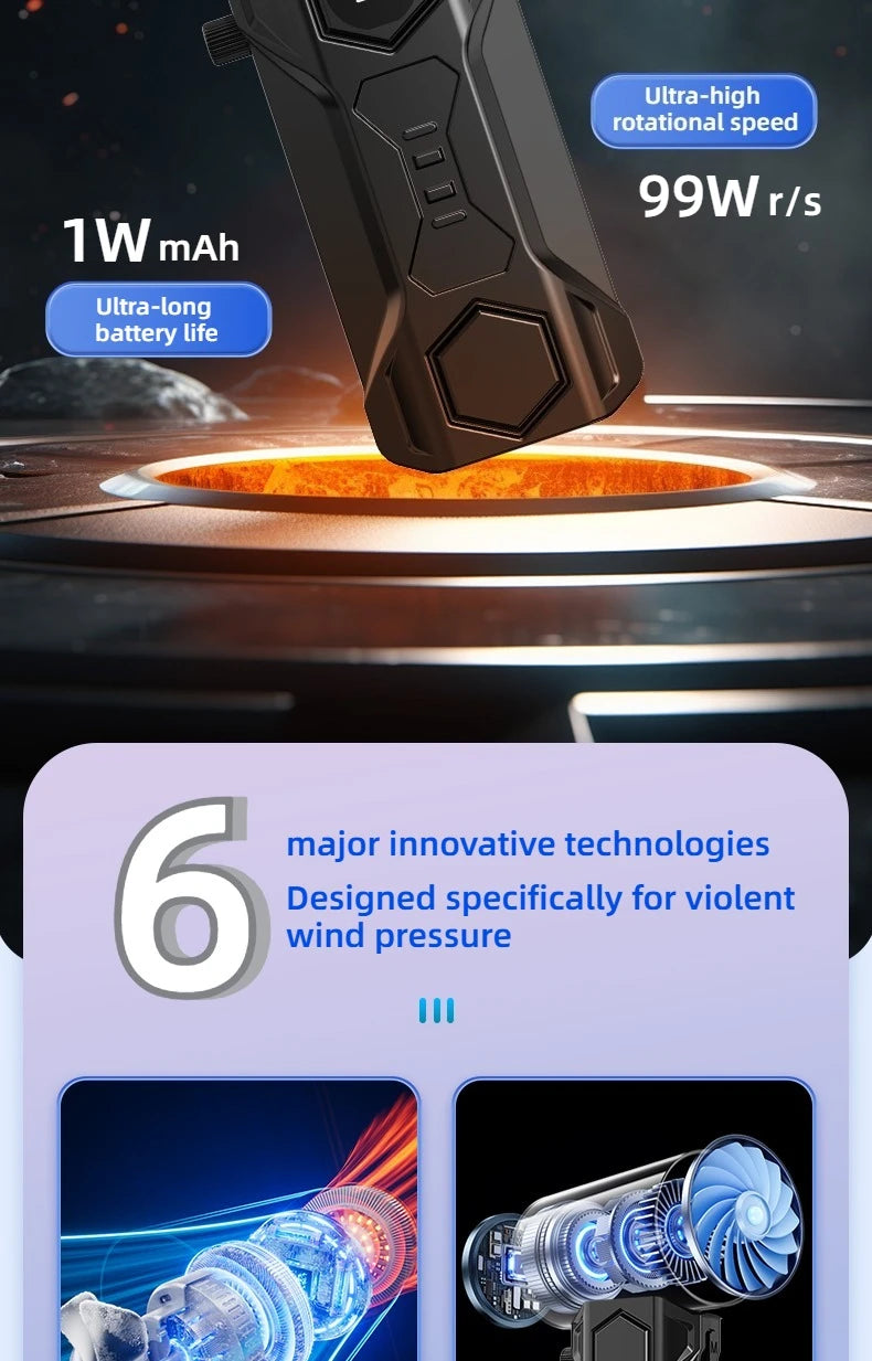 X11 Air Blower 990000RPM Powerful Car Cleaning Duster