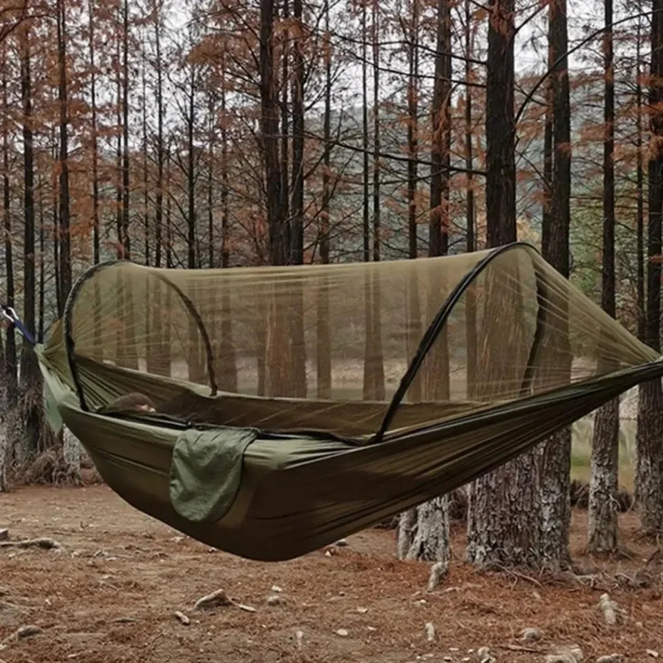 Camping Hammock with Mosquito Net Lightweight Portable