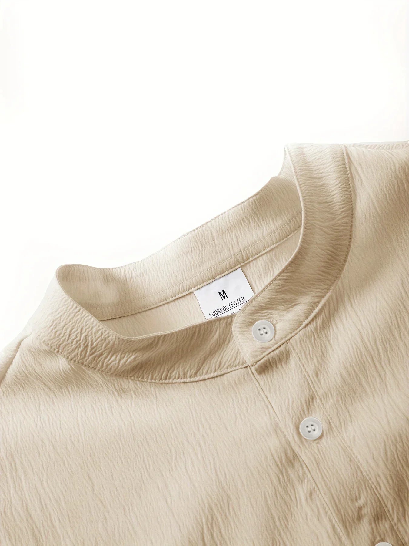 Men’s Summer Beachwear Set – V-Neck Shirt & Pants