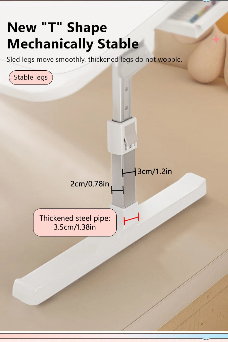 Adjustable Folding Laptop Desk – Bed & Floor Use