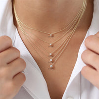 Canner 925 Silver Zircon Pendant Necklace Women’s Jewelry