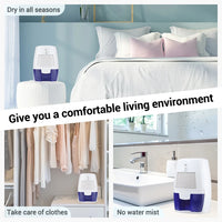 Portable Dehumidifier Air Purifier USB Mute Moisture Absorbers Air Dryer Room Office Kitchen Large Capacity Deodorizer Dryer