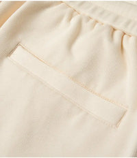 Men’s Slim-Fit Blue Casual Pants with Contrast Ribbon