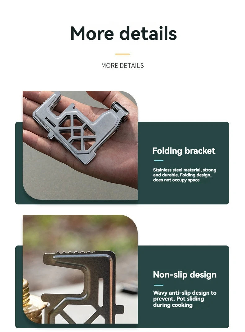 CAMPINGMOON Alcohol Stove Portable Outdoor Picnic Stove