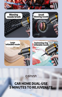 CENRR 998000PA Cordless Mini Car Vacuum Cleaner