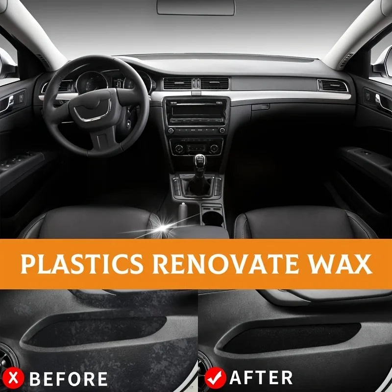 Car Interior & Exterior Care Kit – Wax & Renovation Paste 100g